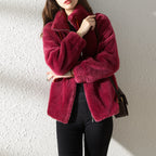Women's Stand-Collar Fleece Jacket