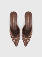 Women's Boardroom Pointed Toe Heels Caramel Cow