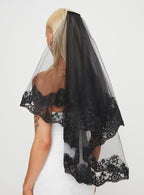 Deadly Veil Black — Bridal Accessories