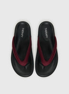 Women's Therapy Vacay Flats Bordeaux
