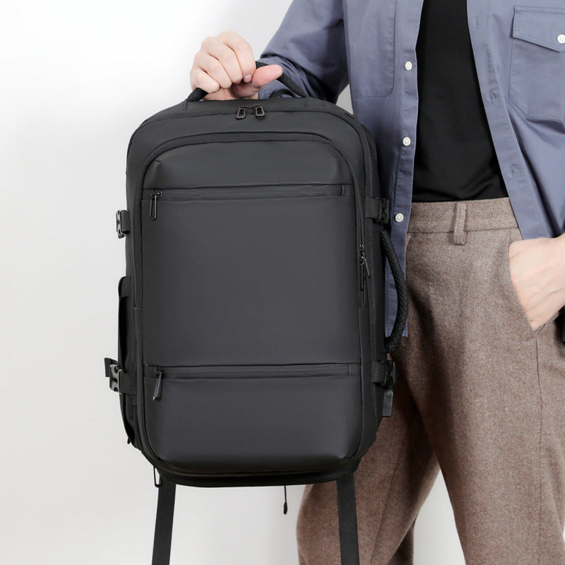 Expandable 16-Inch Laptop Travel Backpack