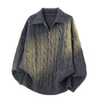 Women's Cable-Knit Quarter-Zip Sweater