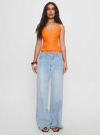 Women's Far Away Top Orange