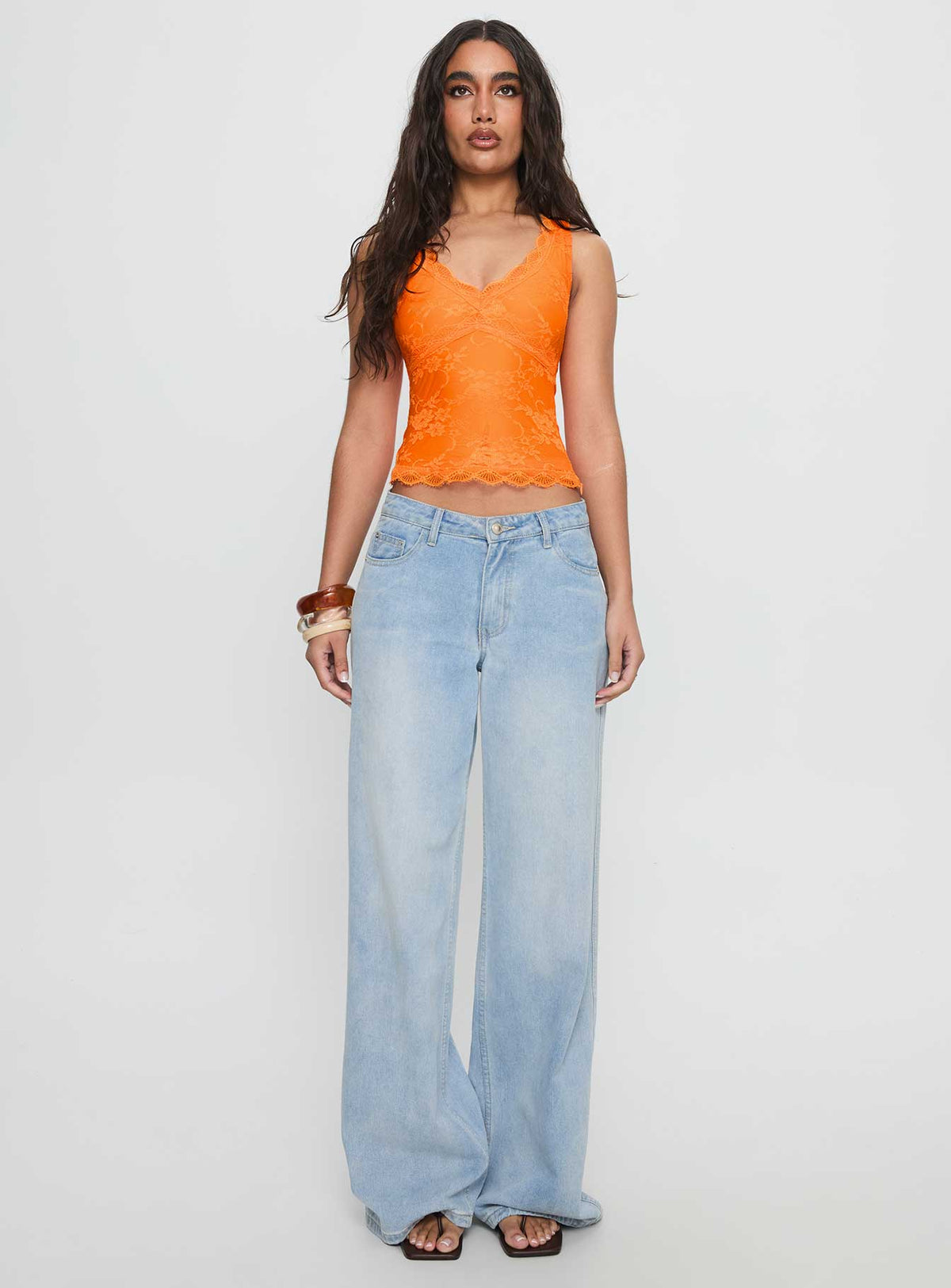 Women's Far Away Top Orange
