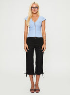 Women's Hot Rod Capri Pant Black