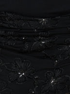 Women's Bless Her Heart Contrast Halter Mini Dress Black — Dress