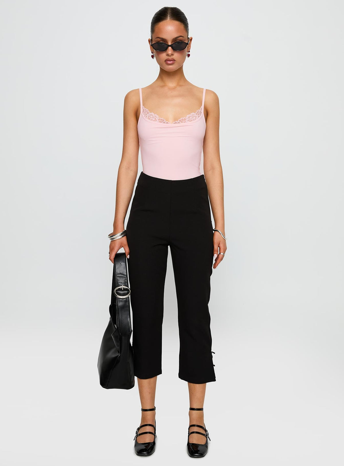 Women's Aetherial Lace Detail Bodysuit Pink