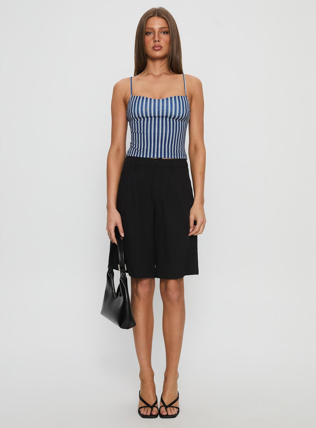 Women's Evanda Top Blue Stripe