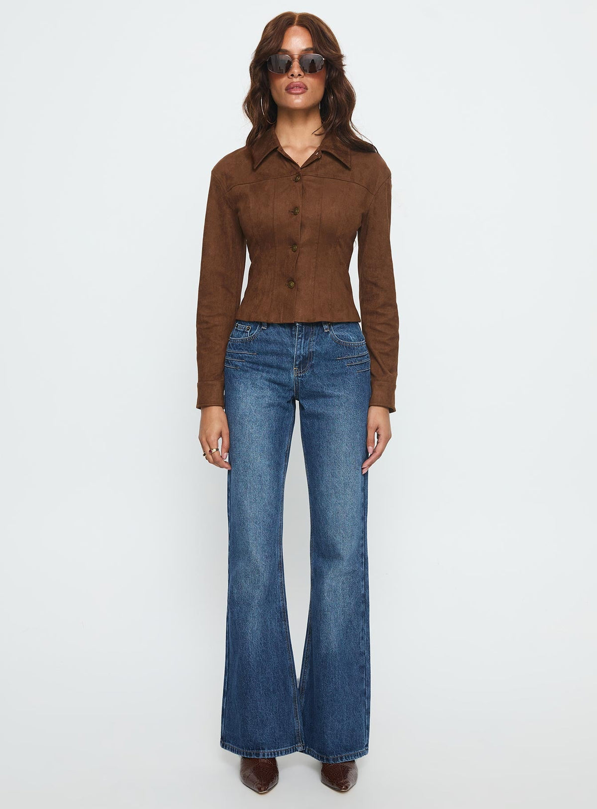 Women's Invitations Fitted Jacket Chocolate