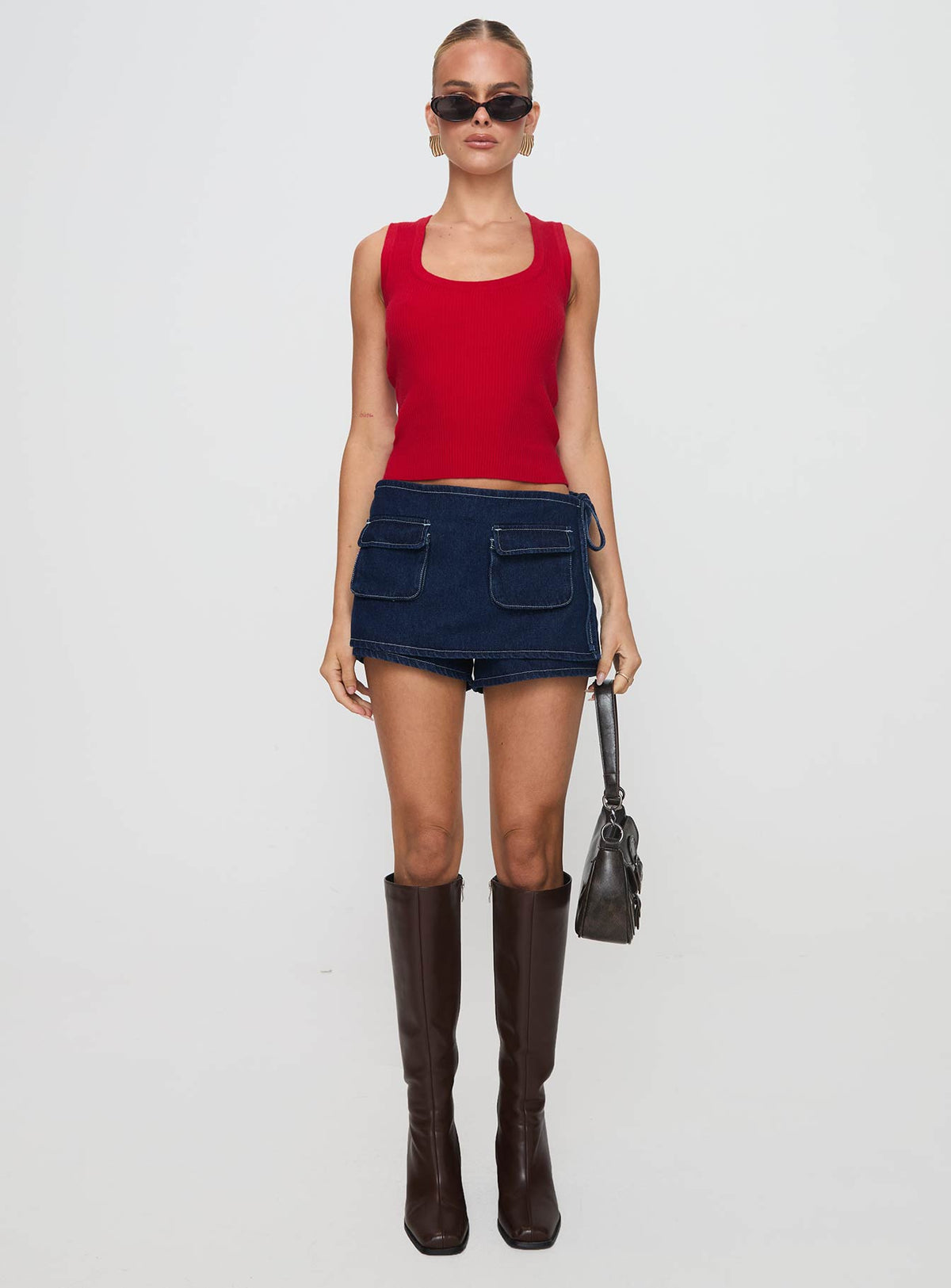Women's Issues Knit Top Red