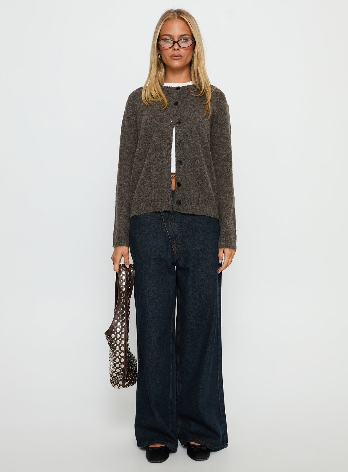 Women's Better Than Fiction Cardigan Mocha — Sweater