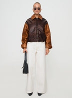 Women's Nirvana Bomber Jacket Chocolate