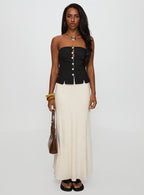 Women's Analeia Strapless Top Black