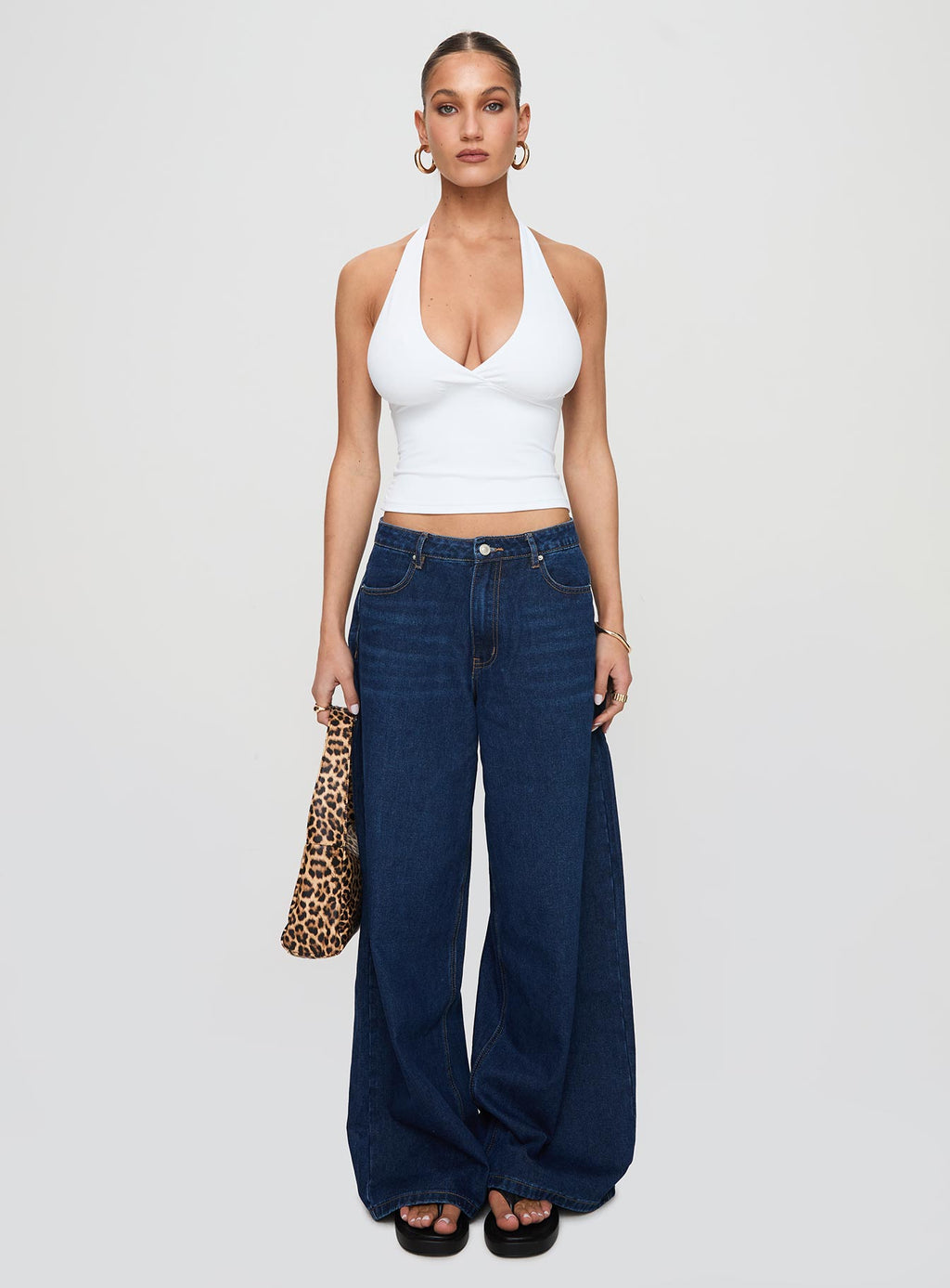 Women's Whimsy Halter Top White