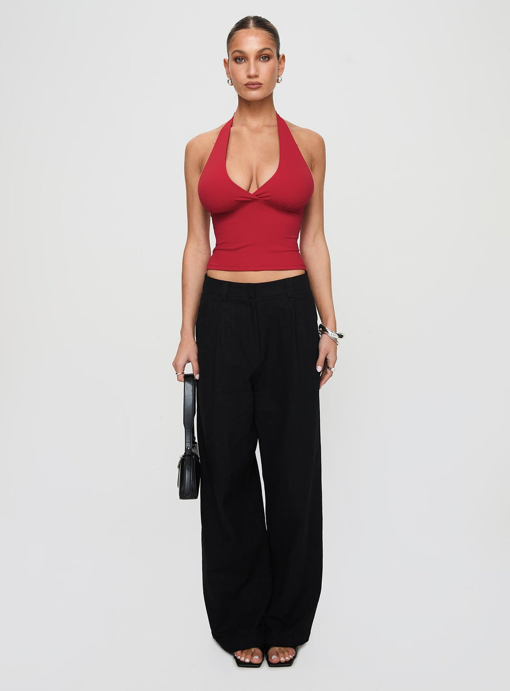 Women's Whimsy Halter Top Red