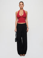 Women's Whimsy Halter Top Red