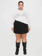 Women's Pratt Long Sleeve Top White Curve