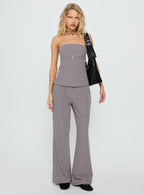 Women's Irresistible Strapless Top Grey