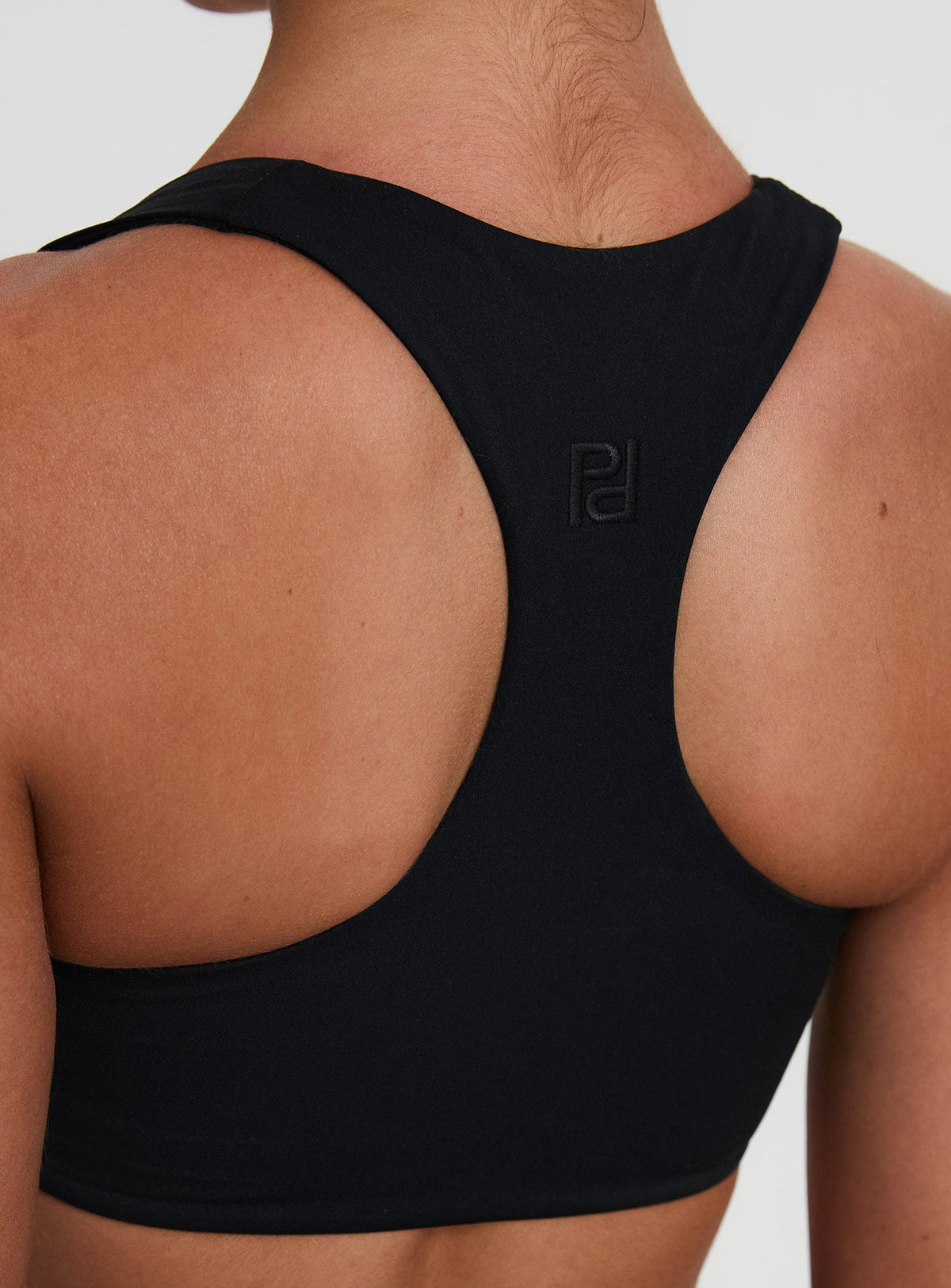 Women's Pulse Active Halter Crop Black — Activewear
