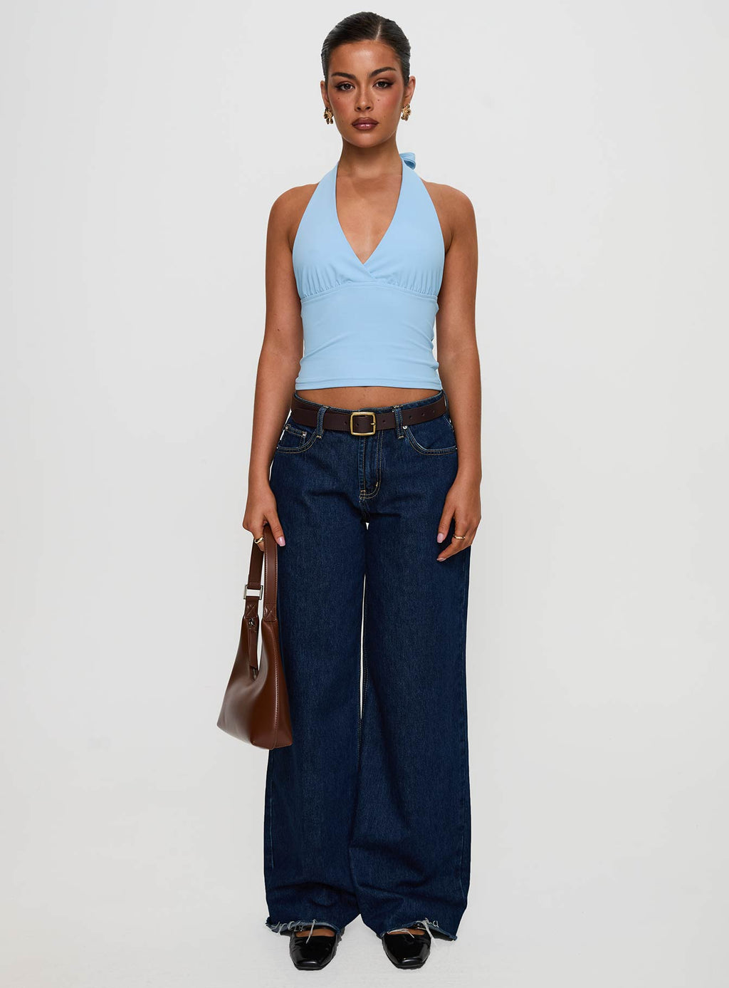 Women's Whimsy Halter Top Blue