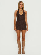 Women's Codami Sequin Mini Dress Dark Brown — Dress