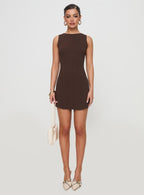 Women's Mayok Mini Dress Brown Tall — Dress