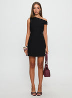 Women's Assured One Shoulder Romper Black
