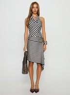 Women's Heritage Halter Top Cream Stripe