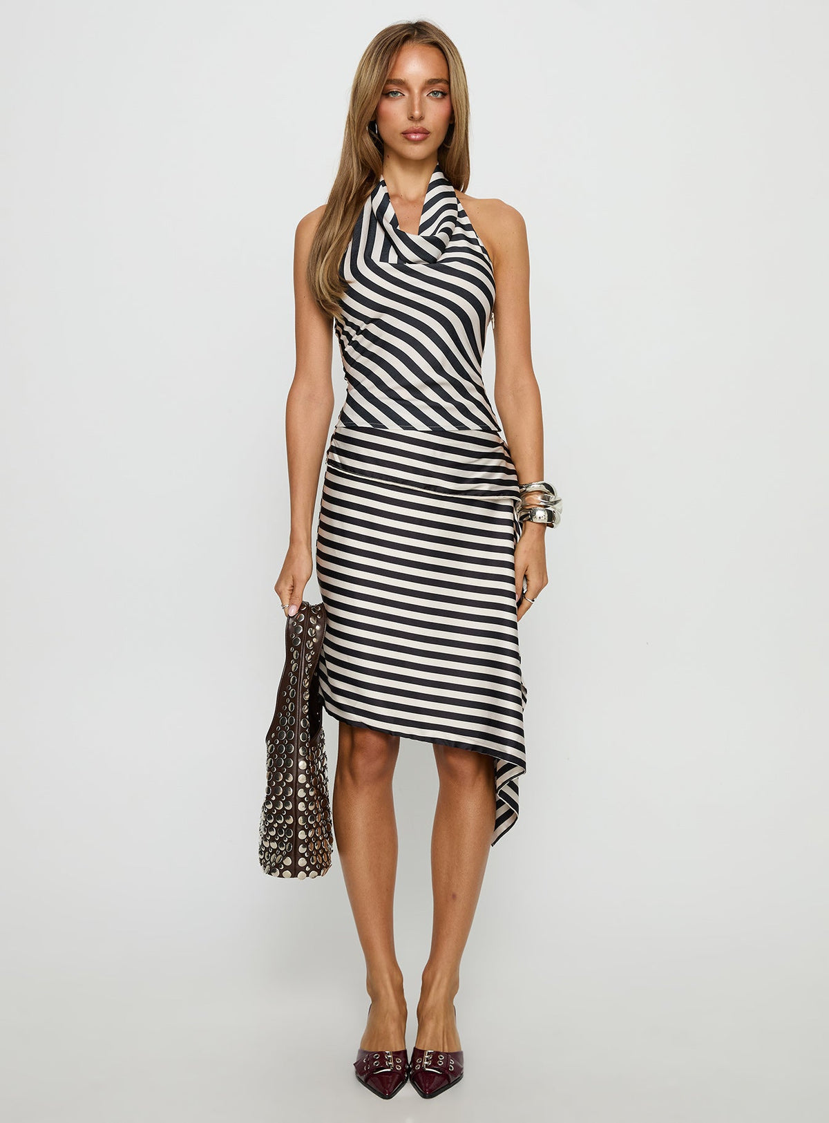 Women's Heritage Halter Top Cream Stripe
