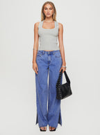 Women's Issues Knit Top Grey