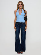 Women's Emaline Halter Top Blue