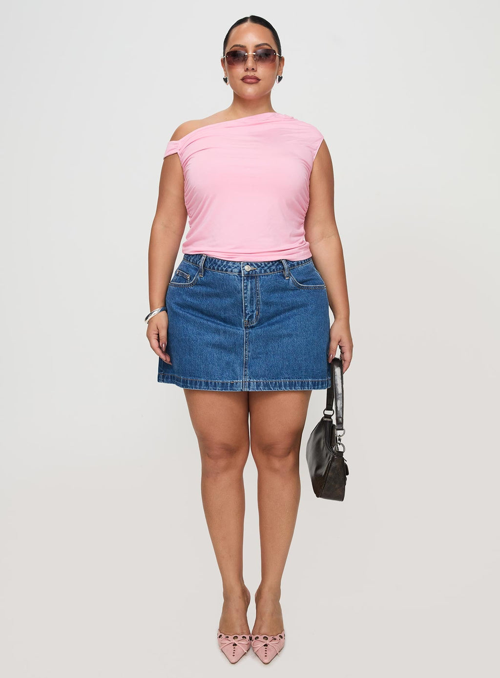 Women's Beller Top Pink Curve