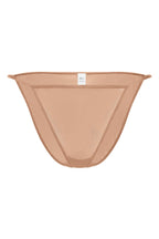 Women's Soft Mesh String Bikini in Warm Peach — Swimwear