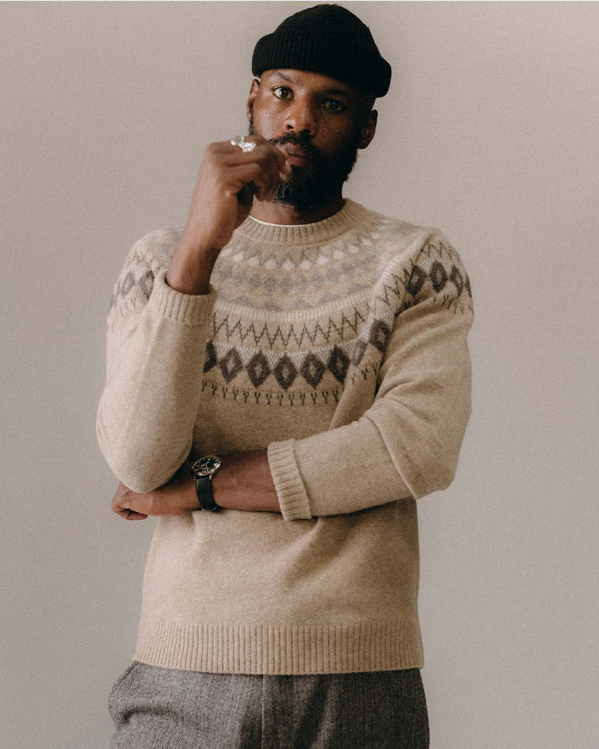 Men's The Magnus Sweater in Natural