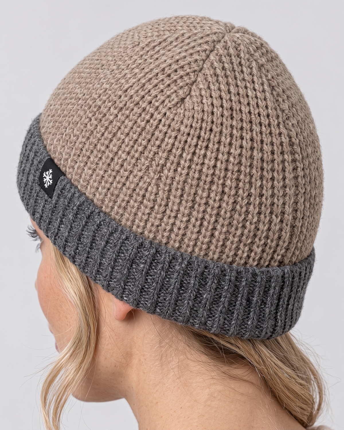 Women's Fleece-Lined Knit Beanie — fit detail [wb-gender-final-74]