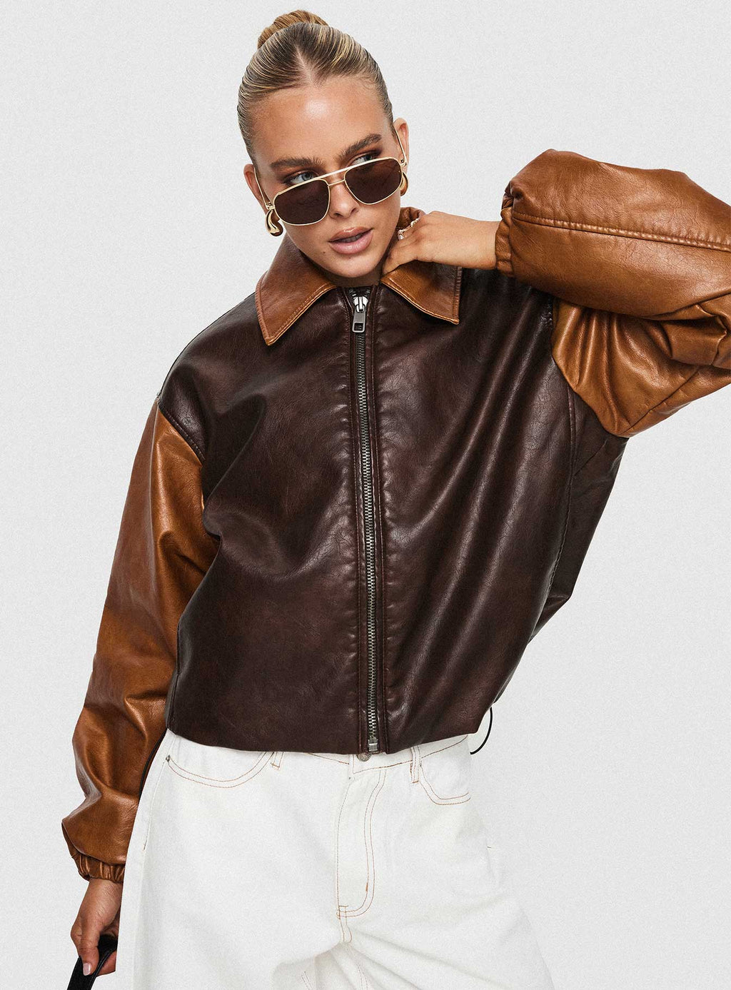 Women's Nirvana Bomber Jacket Chocolate