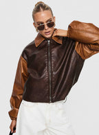 Women's Nirvana Bomber Jacket Chocolate
