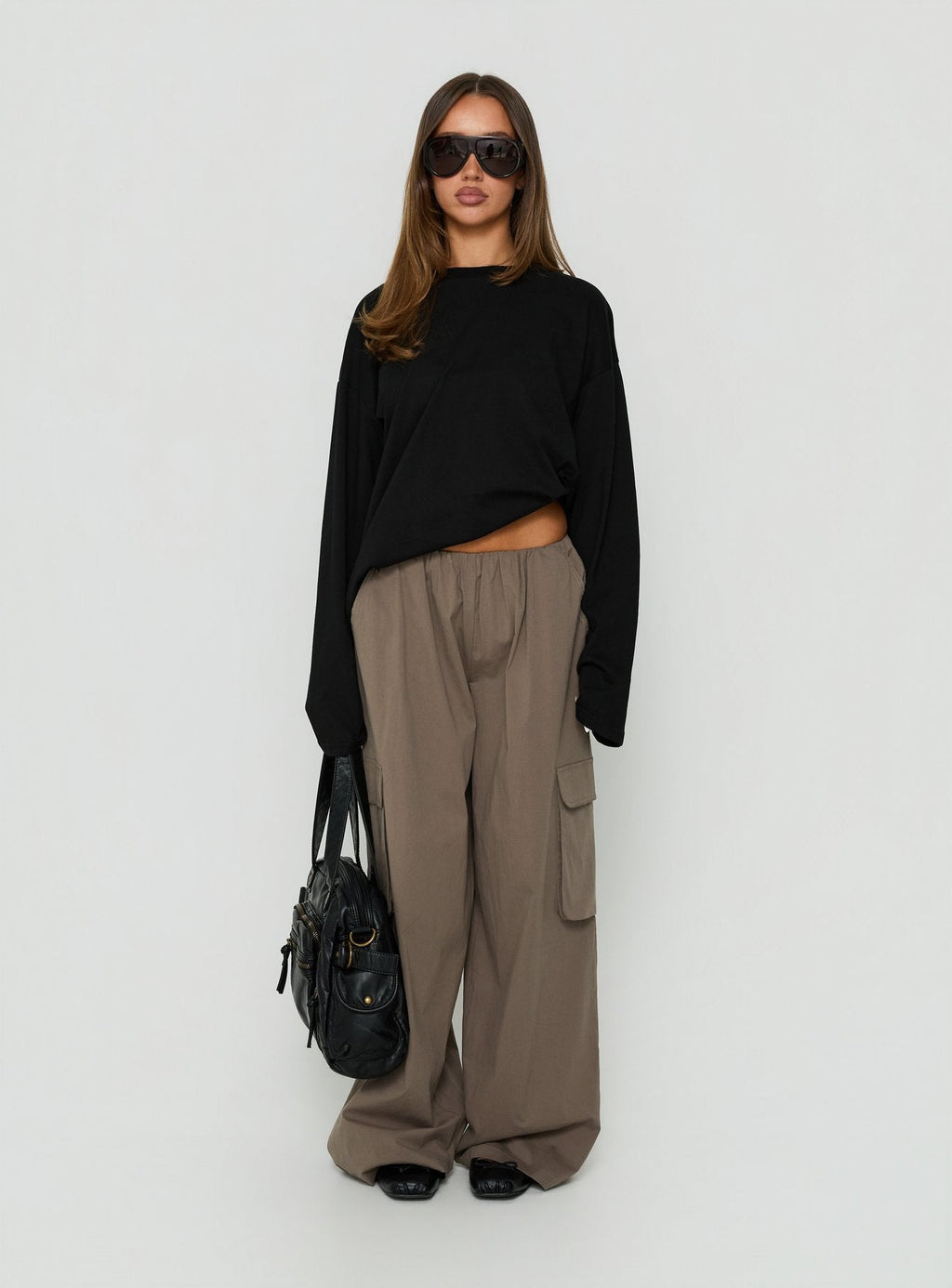 Women's Lunea Concealed Waistband Cargo Pants Charcoal