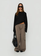Women's Lunea Concealed Waistband Cargo Pants Charcoal