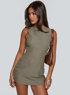 Women's Yumiko Romper Green Stripe Tall