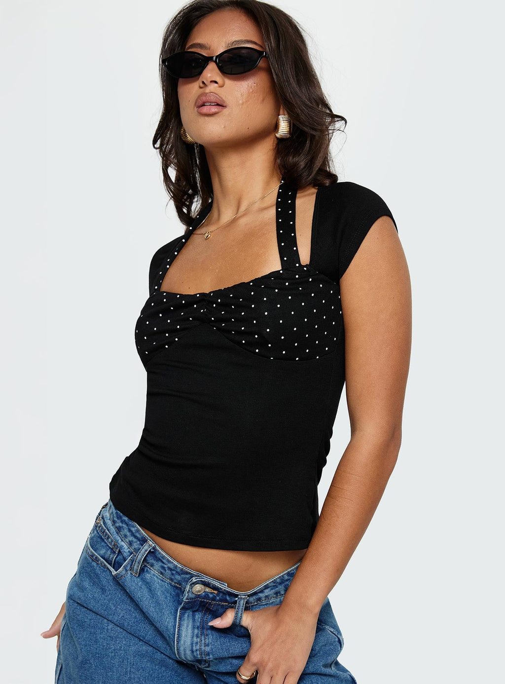 Women's Emberglow Top Black / Polka