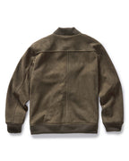 Men's The Bomber Jacket in Army Suede