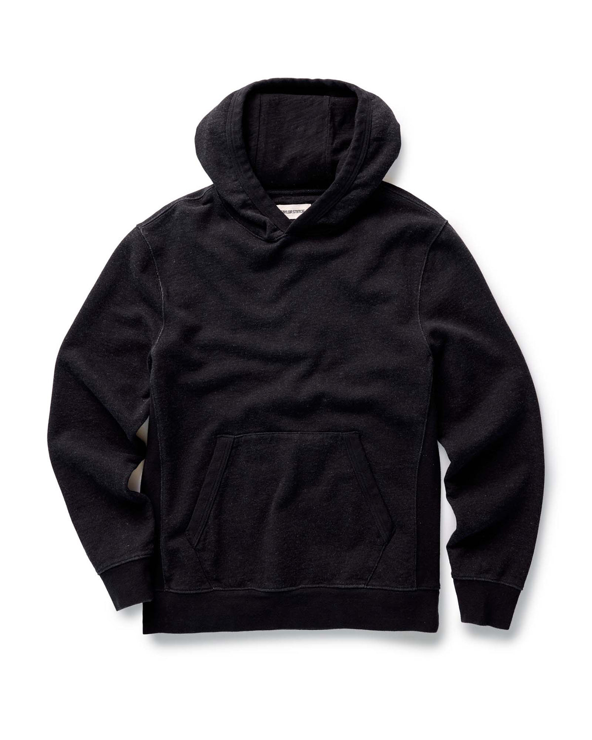 Men's The Sunset Hoodie in Black Indigo Terry — Sweater