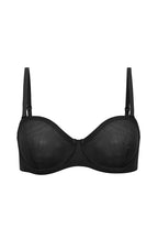 Women's Soft Mesh Strapless Bra in Black — Intimates