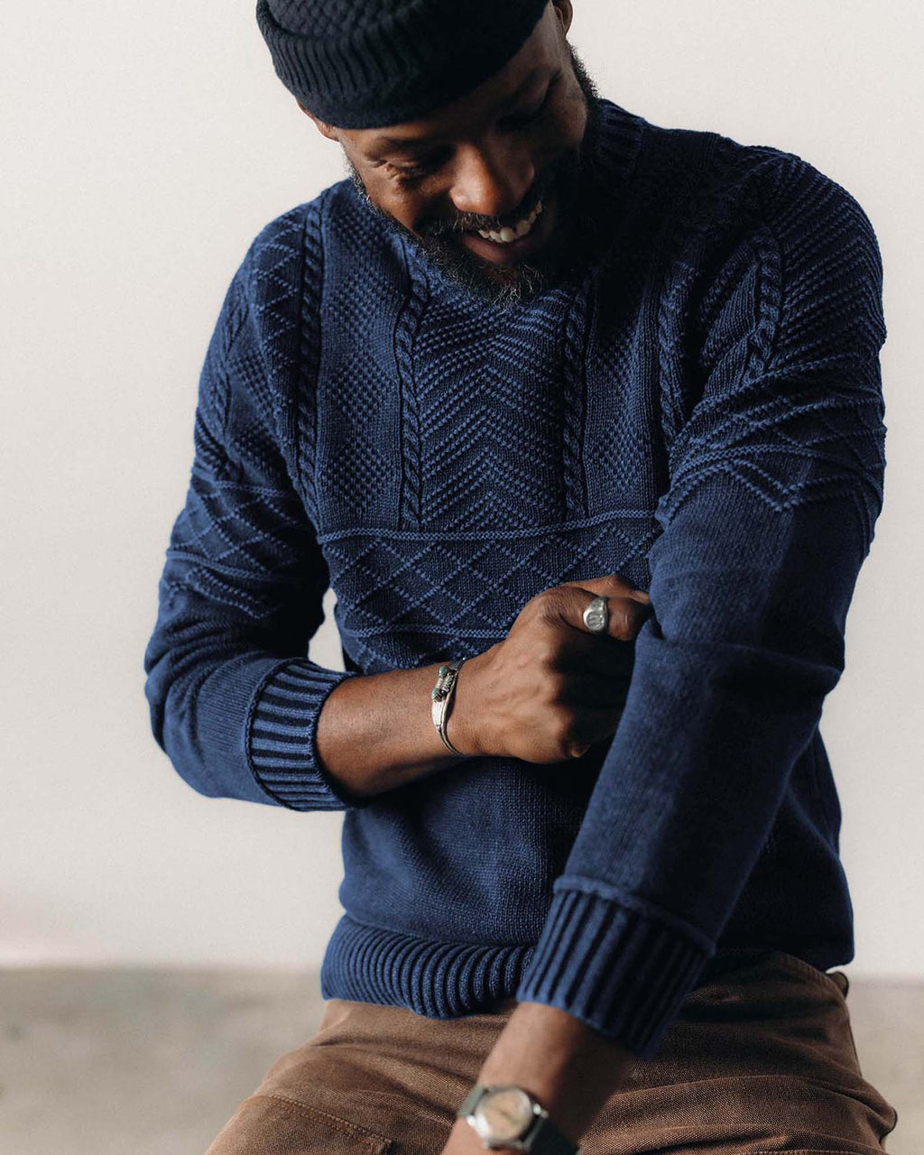 Men's The Bedford Sweater in Navy