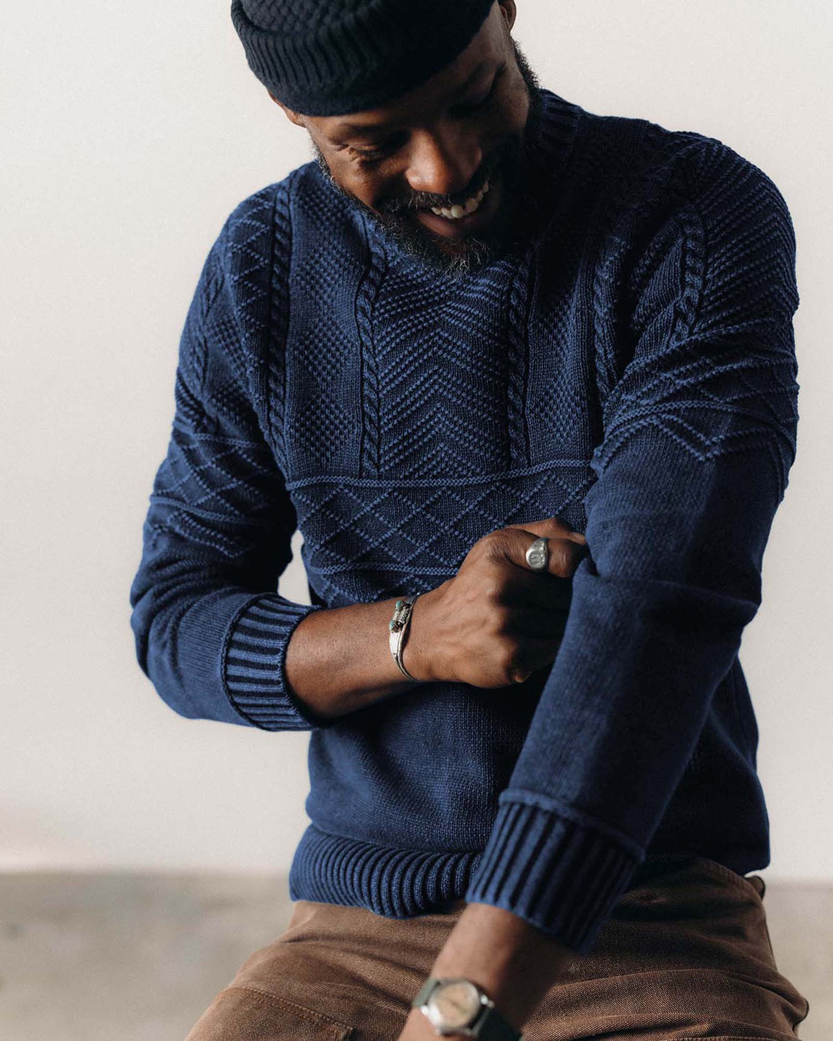Men's The Bedford Sweater in Navy