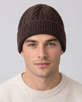 Men's Thick-Knit Cashmere Beanie — hero [WB final 4:5 26]