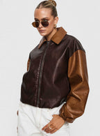 Women's Nirvana Bomber Jacket Chocolate