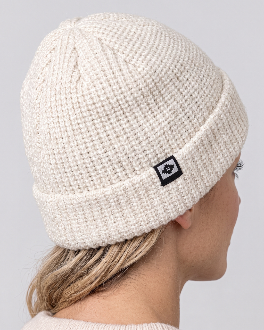 Women's Fleece-Lined Knit Beanie — fit detail [wb-gender-final-83]