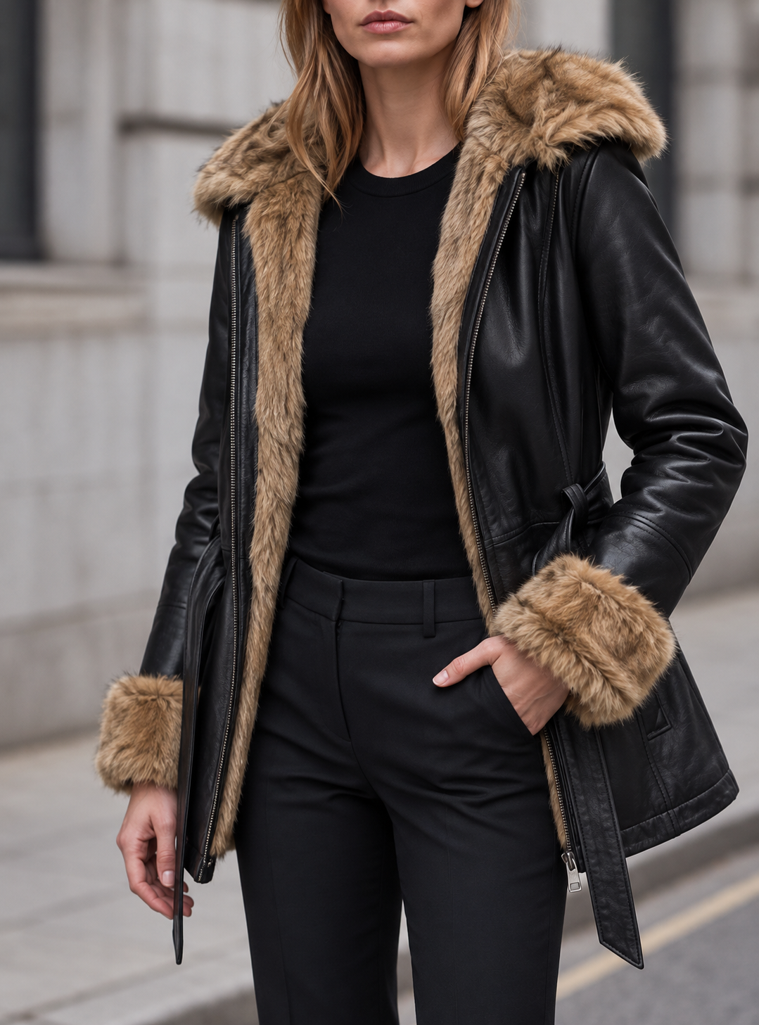 Women's Genevieve Belted Trench Jacket